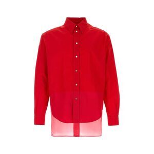 Fendi Men Red Nylon Shirt